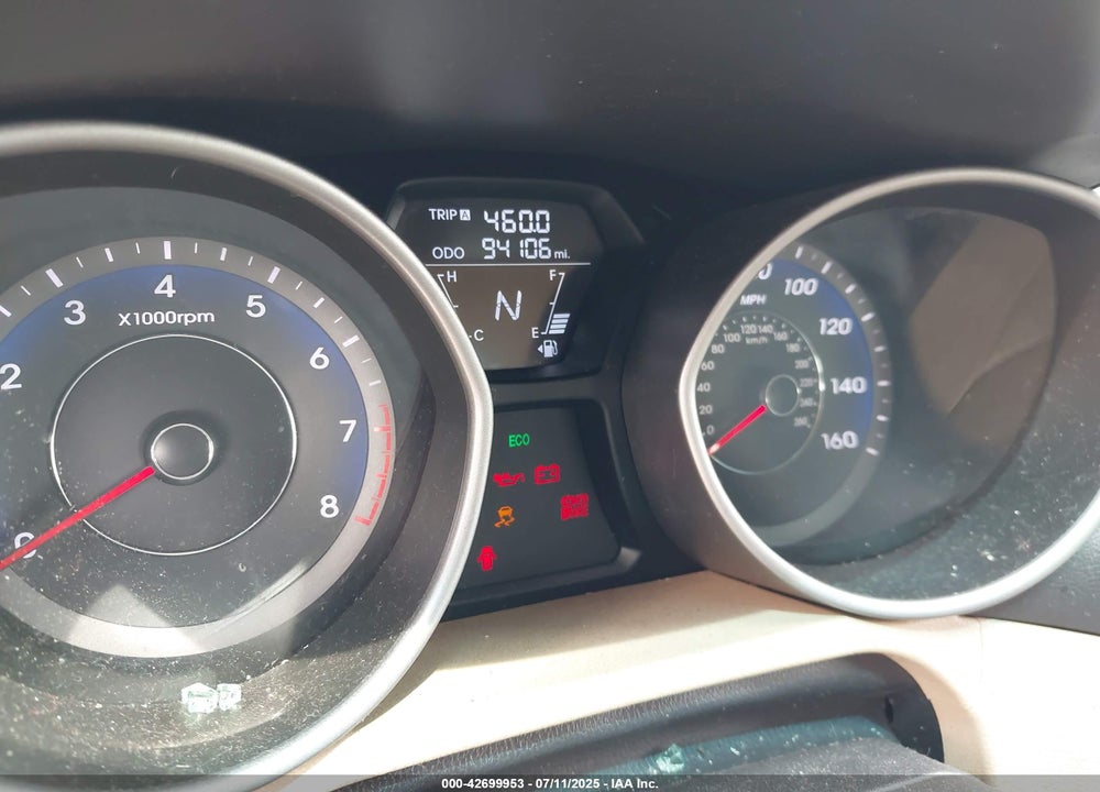2013 HYUNDAI ELANTRA VIN: KMHDH4AE4DU983559