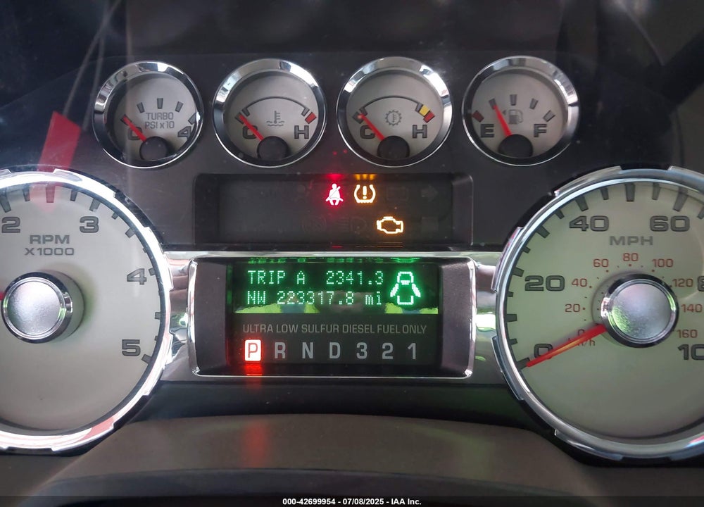 2010 FORD F-250 LARIAT VIN: 1FTSW2BR5AEB17561