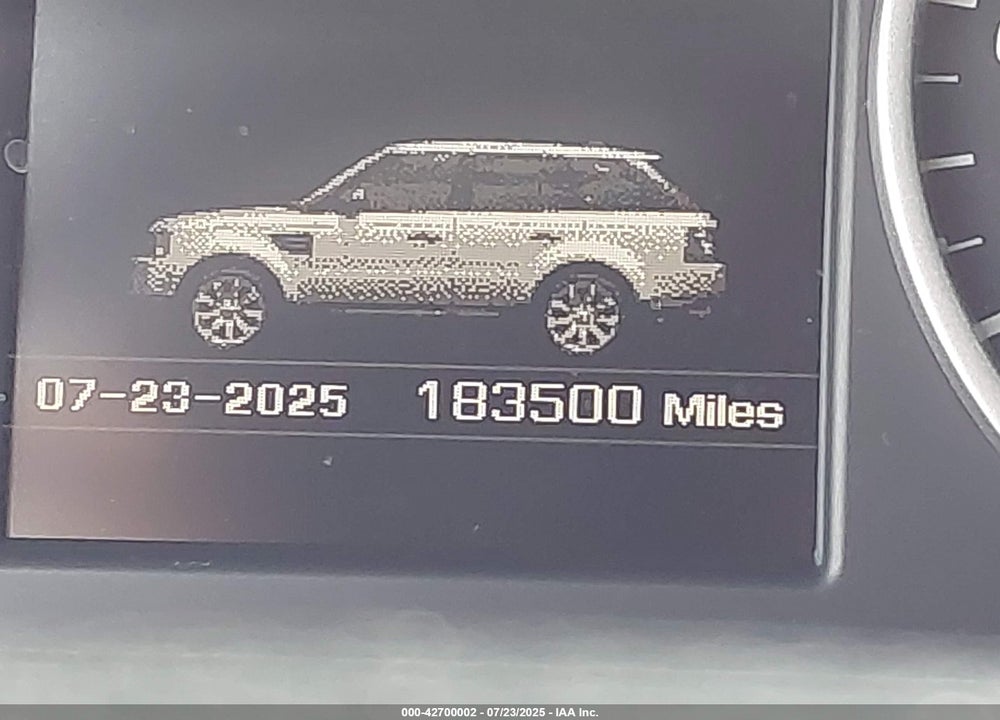 2013 LAND ROVER RANGE ROVER SPORT VIN: SALSK2D43DA792746