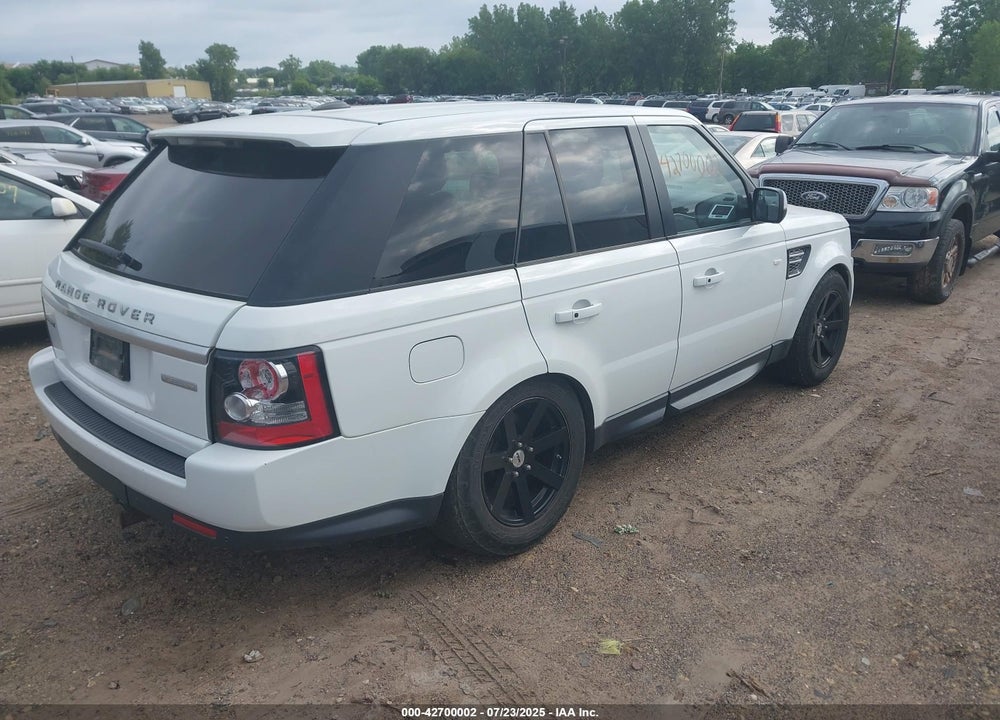 2013 LAND ROVER RANGE ROVER SPORT VIN: SALSK2D43DA792746