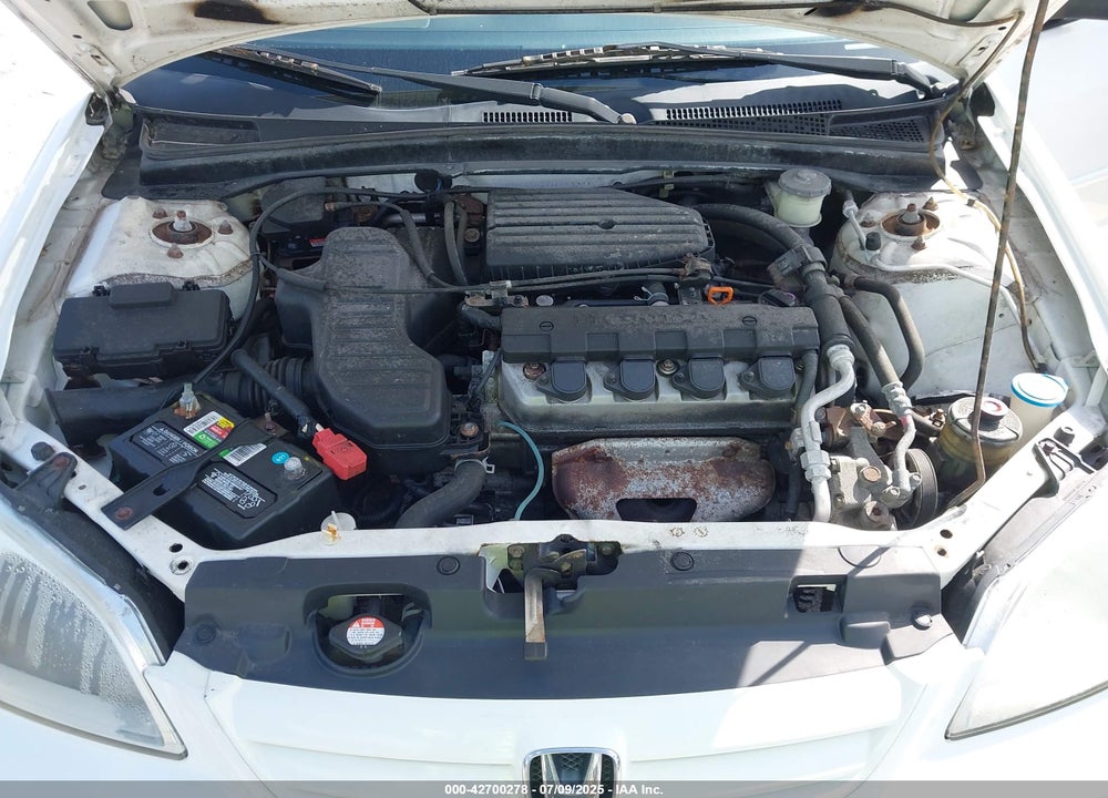 2001 HONDA CIVIC LX VIN: 1HGES165X1L059261