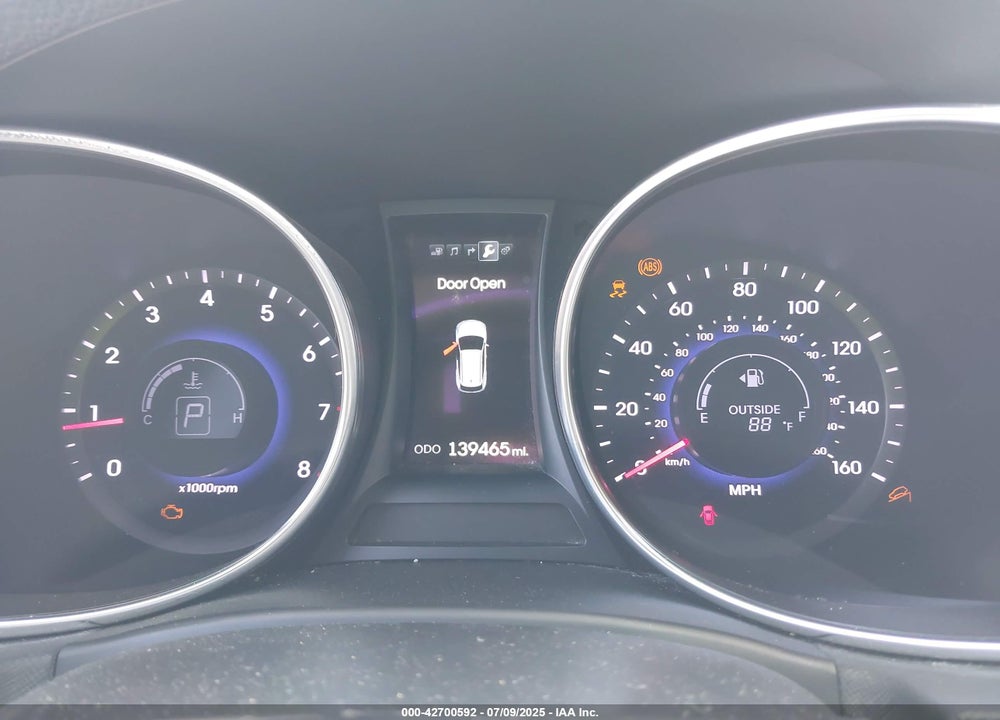 2014 HYUNDAI SANTA FE SPORT VIN: 5XYZW3LAXEG139632
