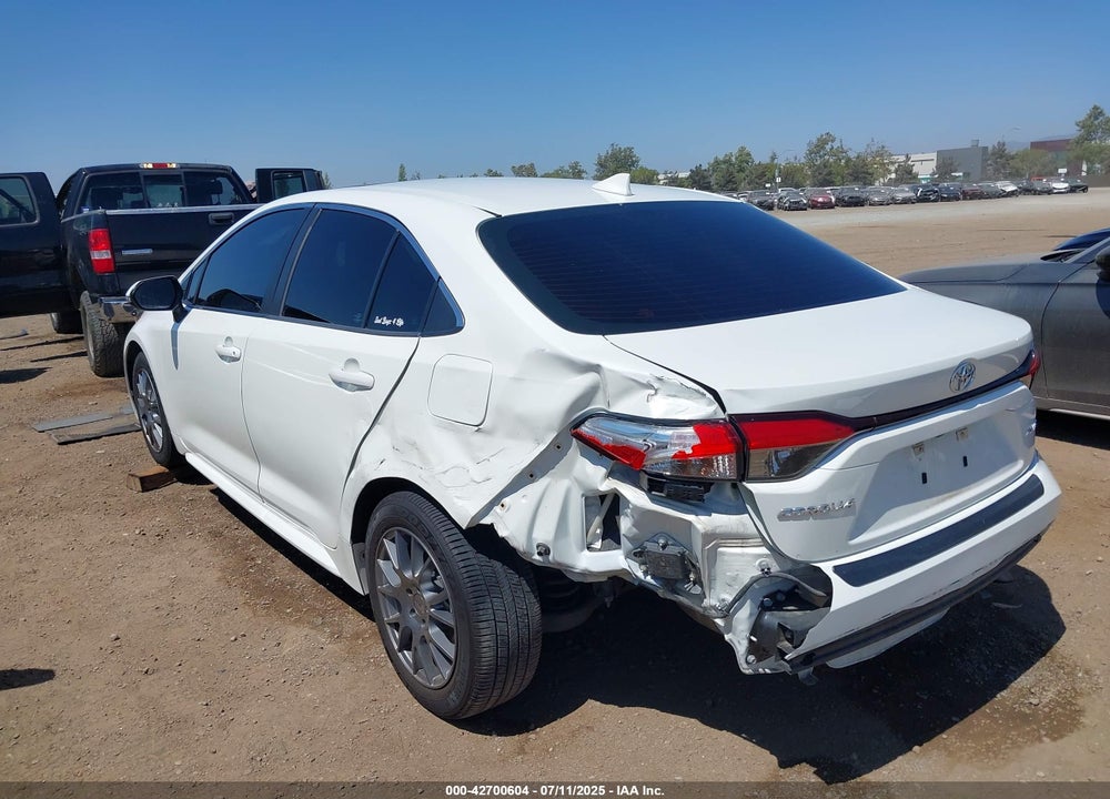 2020 TOYOTA COROLLA VIN: 5YFFPRAE9LP043573