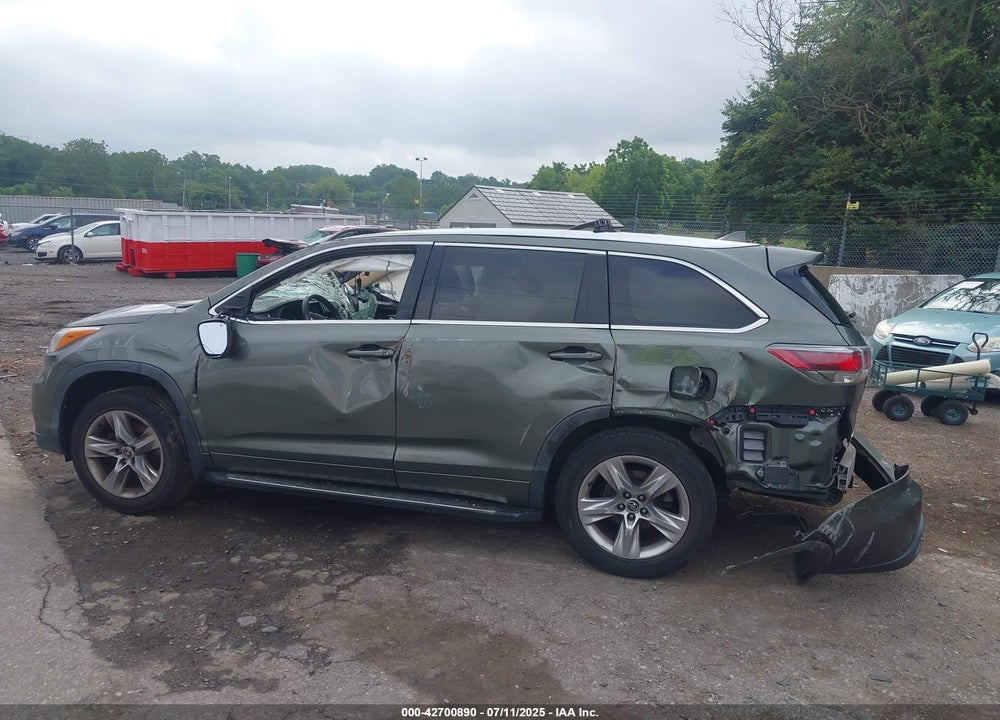 2016 TOYOTA HIGHLANDER VIN: 5TDDKRFHXGS232092