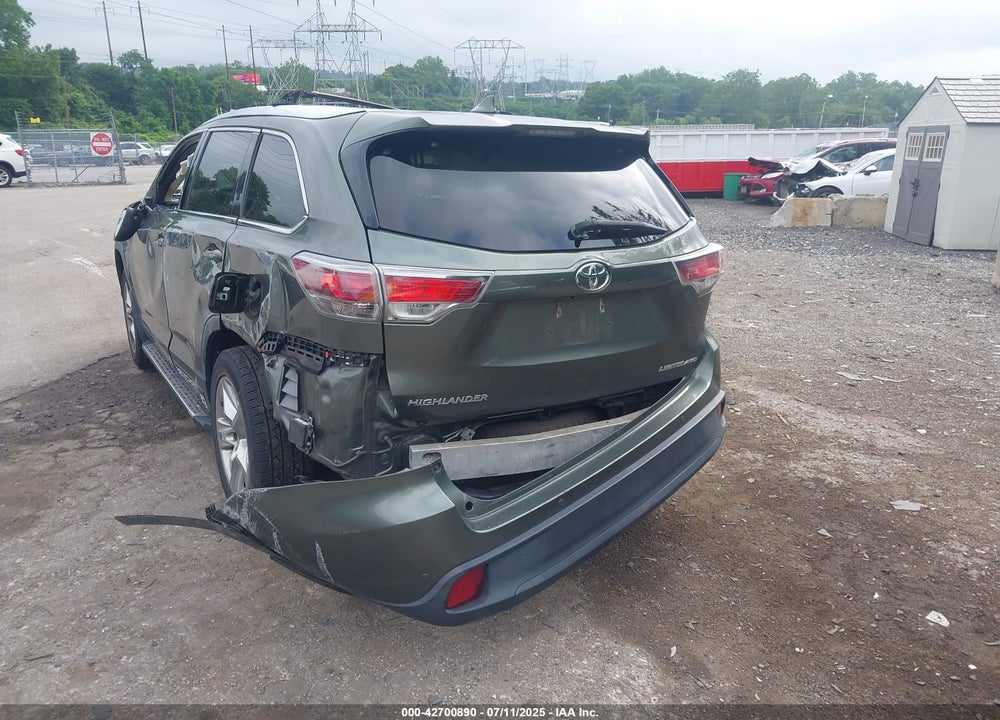 2016 TOYOTA HIGHLANDER VIN: 5TDDKRFHXGS232092