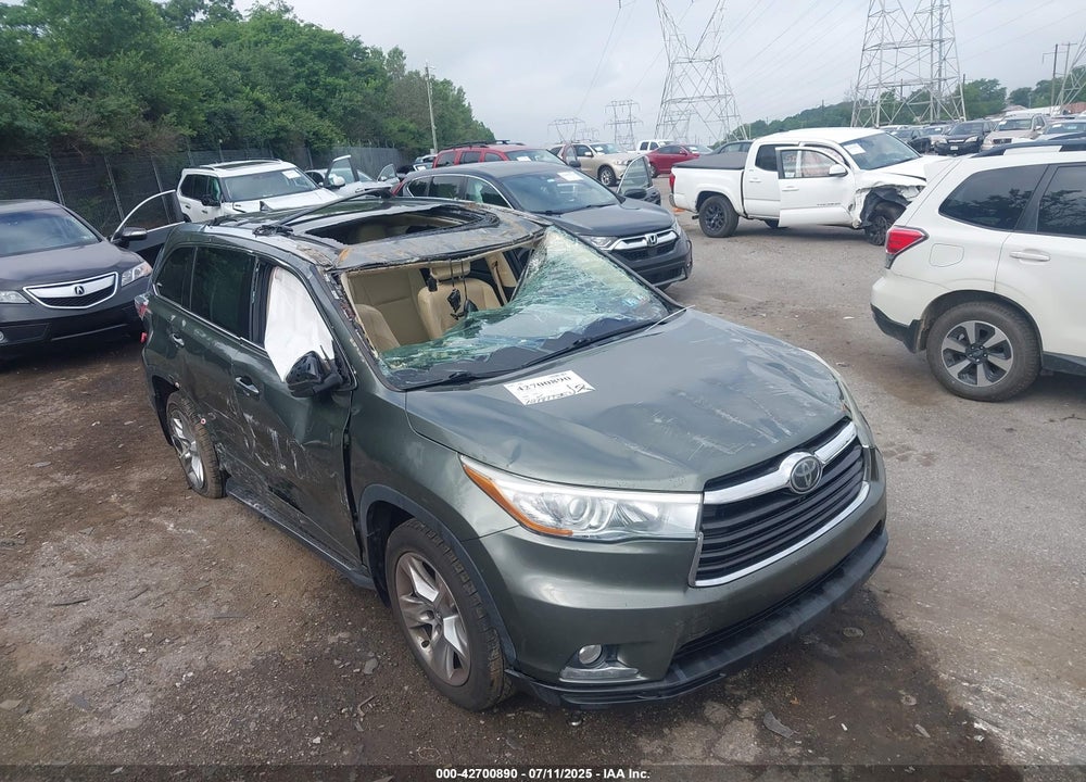 2016 TOYOTA HIGHLANDER VIN: 5TDDKRFHXGS232092