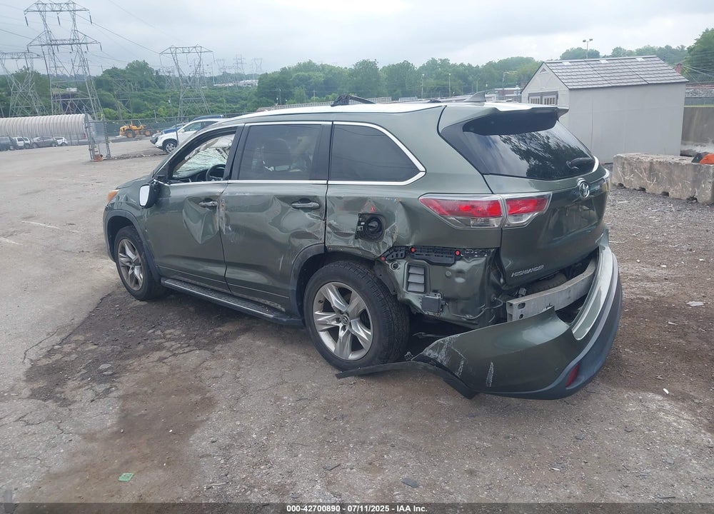 2016 TOYOTA HIGHLANDER VIN: 5TDDKRFHXGS232092