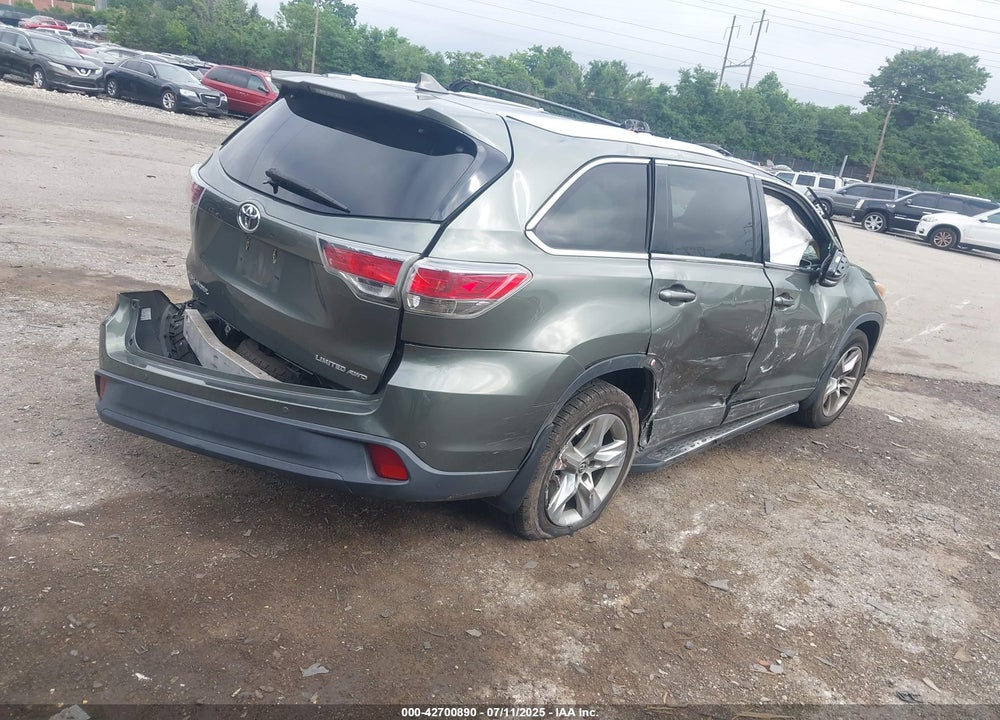 2016 TOYOTA HIGHLANDER VIN: 5TDDKRFHXGS232092
