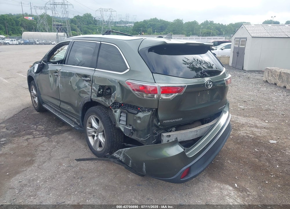 2016 TOYOTA HIGHLANDER VIN: 5TDDKRFHXGS232092