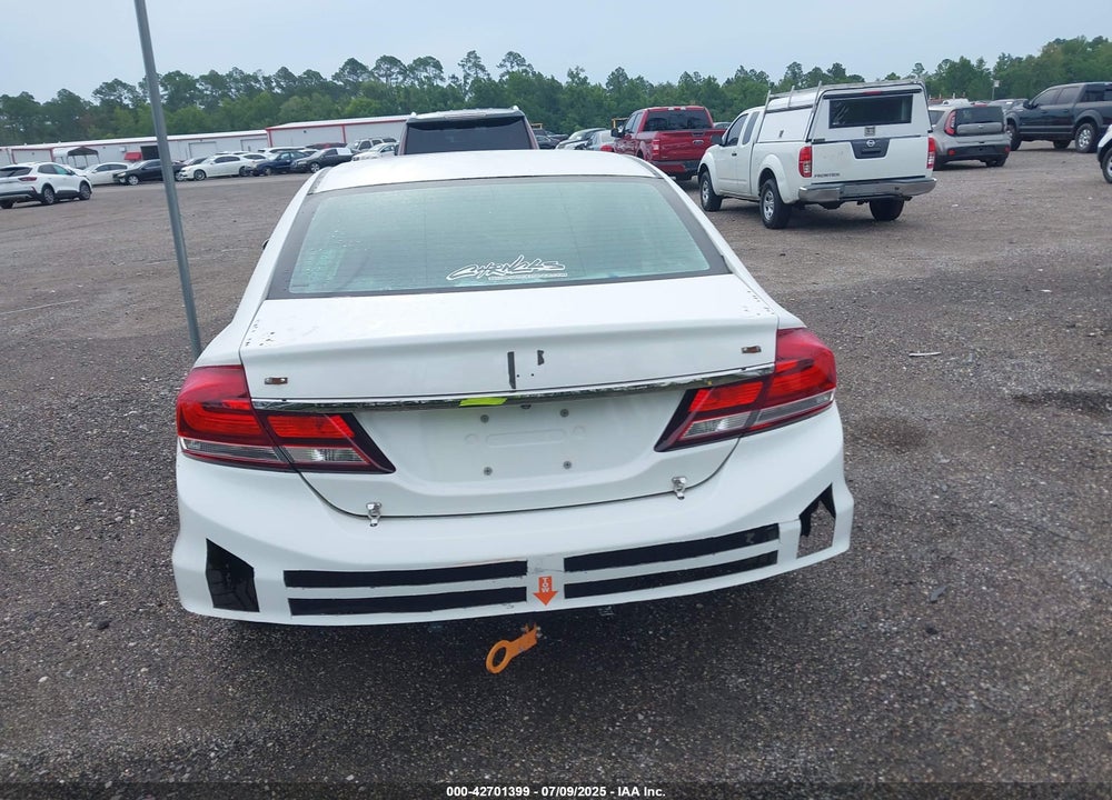2015 HONDA CIVIC VIN: 2HGFB6E57FH707596