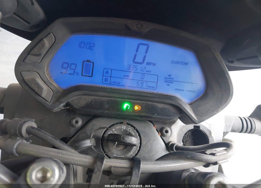 2016 ZERO MOTORCYCLES INC DSR VIN: 538SD9Z30GCG06321