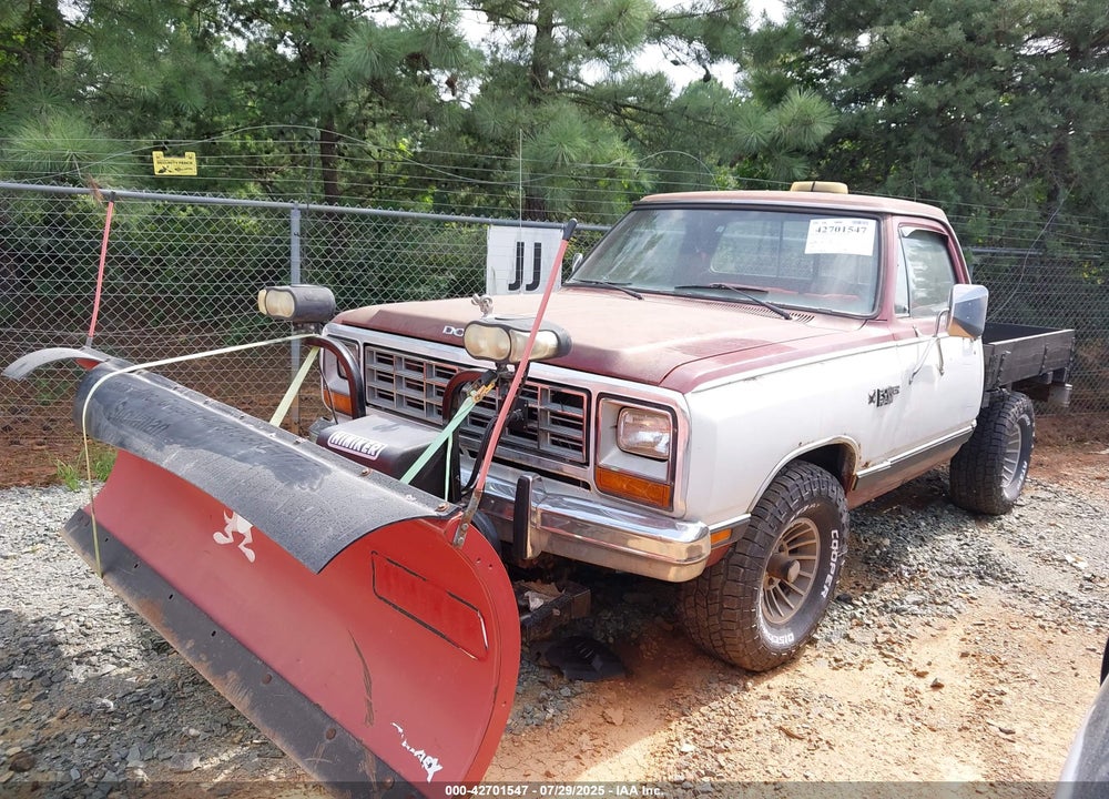 1985 DODGE W-SERIES W100/W150 VIN: 1B7HW14W4FS651439