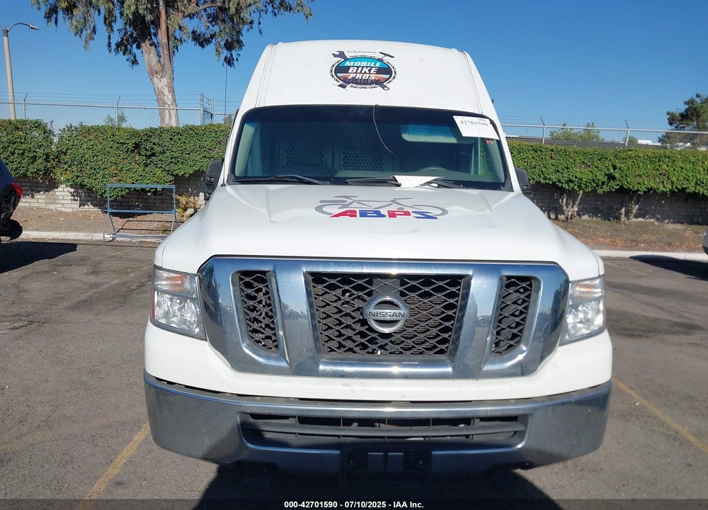2013 NISSAN NV CARGO NV2500 HD SV V8 VIN: 1N6AF0LY0DN108144