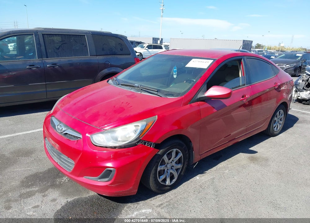 2012 HYUNDAI ACCENT VIN: KMHCT4AE0CU134649