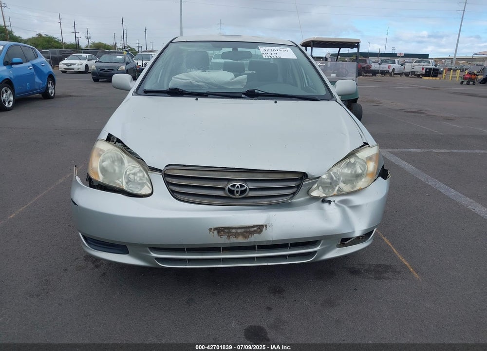2004 TOYOTA COROLLA LE VIN: JTDBR38E042038063