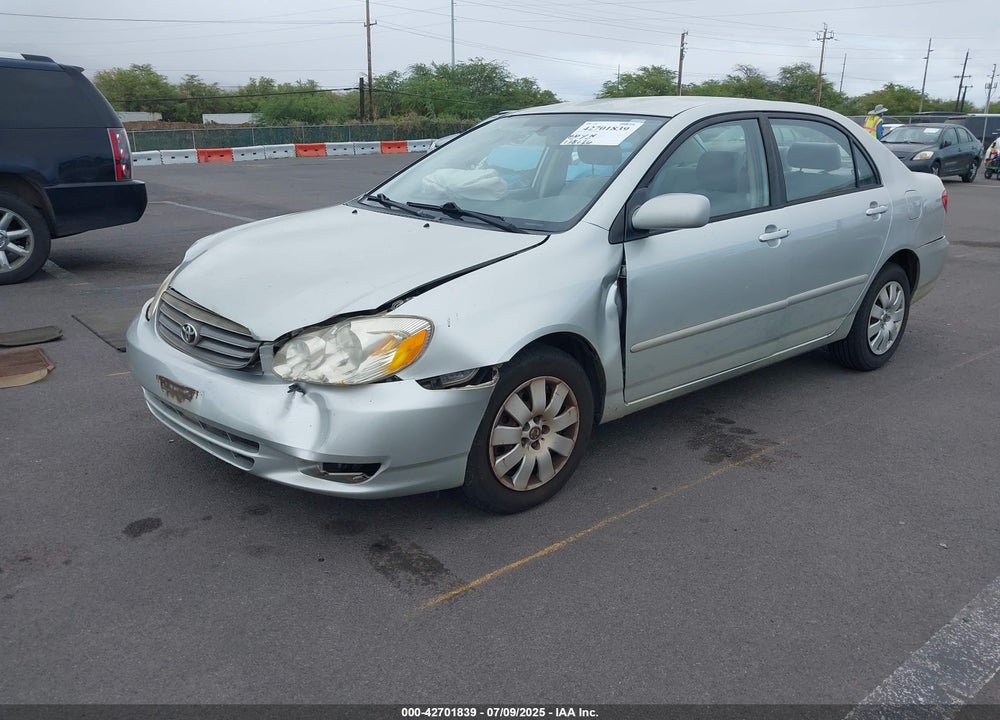 2004 TOYOTA COROLLA LE VIN: JTDBR38E042038063