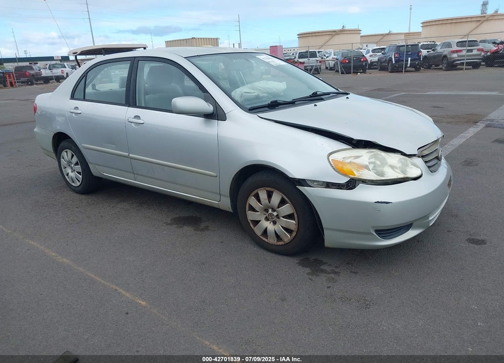 2004 TOYOTA COROLLA LE VIN: JTDBR38E042038063