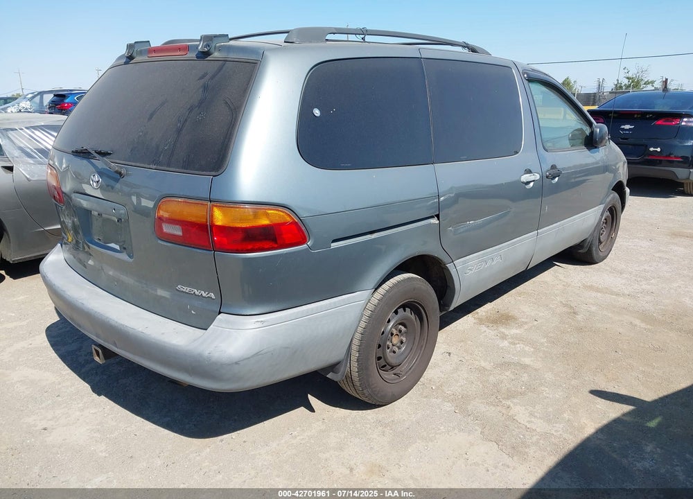 1999 TOYOTA SIENNA LE VIN: 4T3ZF13C8XU109975