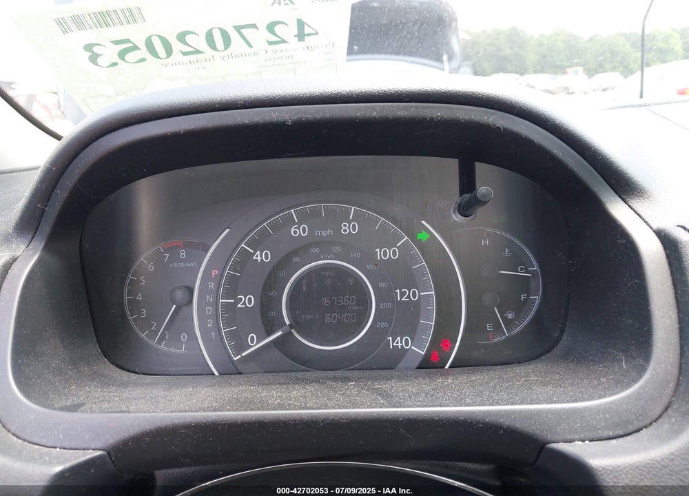 2014 HONDA CR-V VIN: 2HKRM3H52EH501494