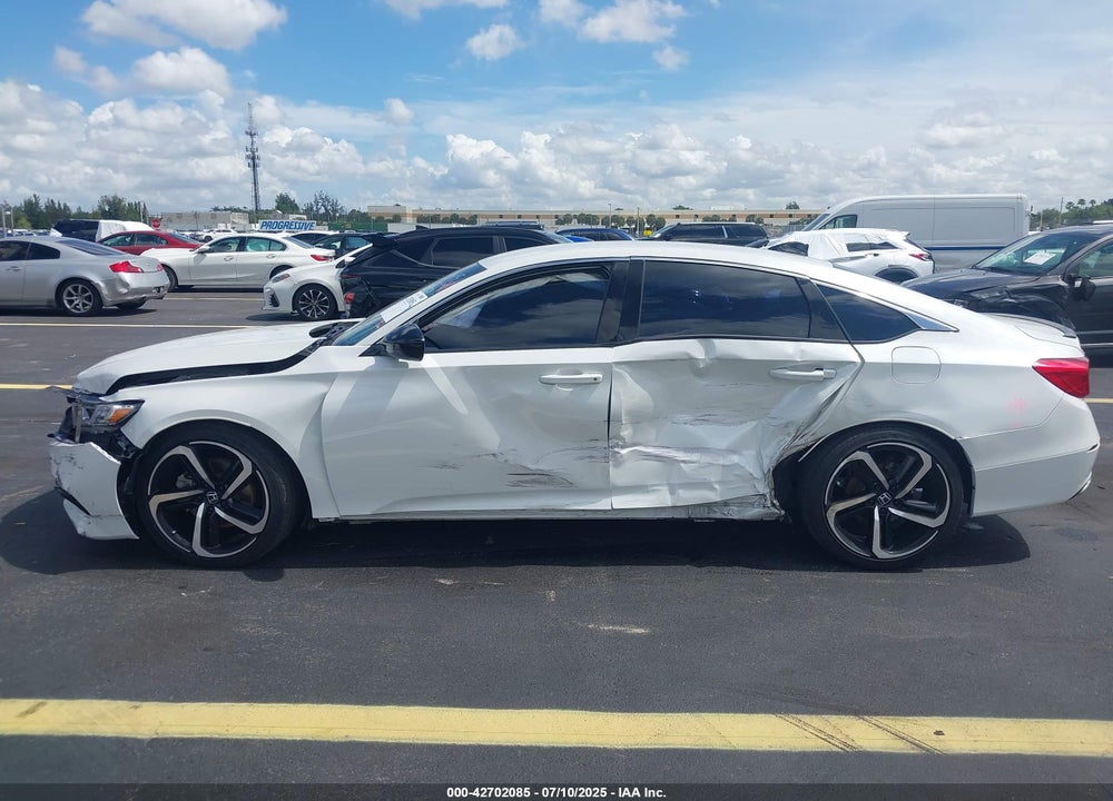 2021 HONDA ACCORD SPORT VIN: 1HGCV1F30MA065289