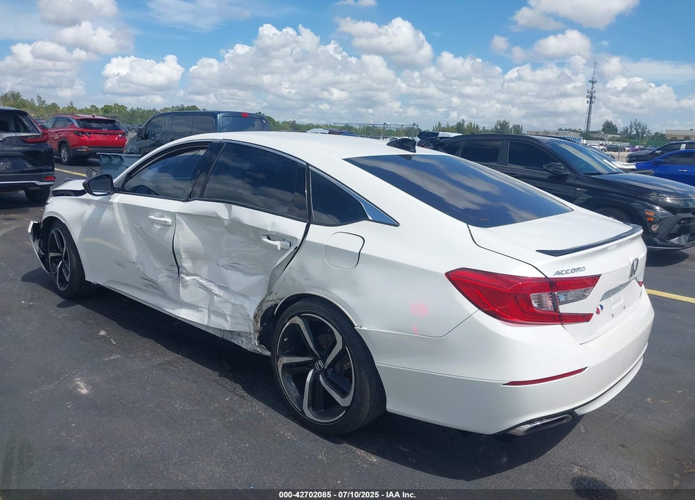 2021 HONDA ACCORD SPORT VIN: 1HGCV1F30MA065289