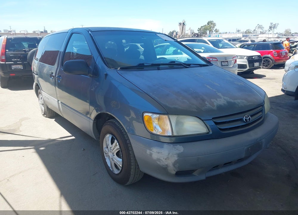 2001 TOYOTA SIENNA VIN: 4T3ZF19C51U381009