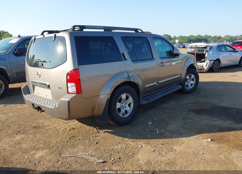 2006 NISSAN PATHFINDER VIN: 5N1AR18W96C660064