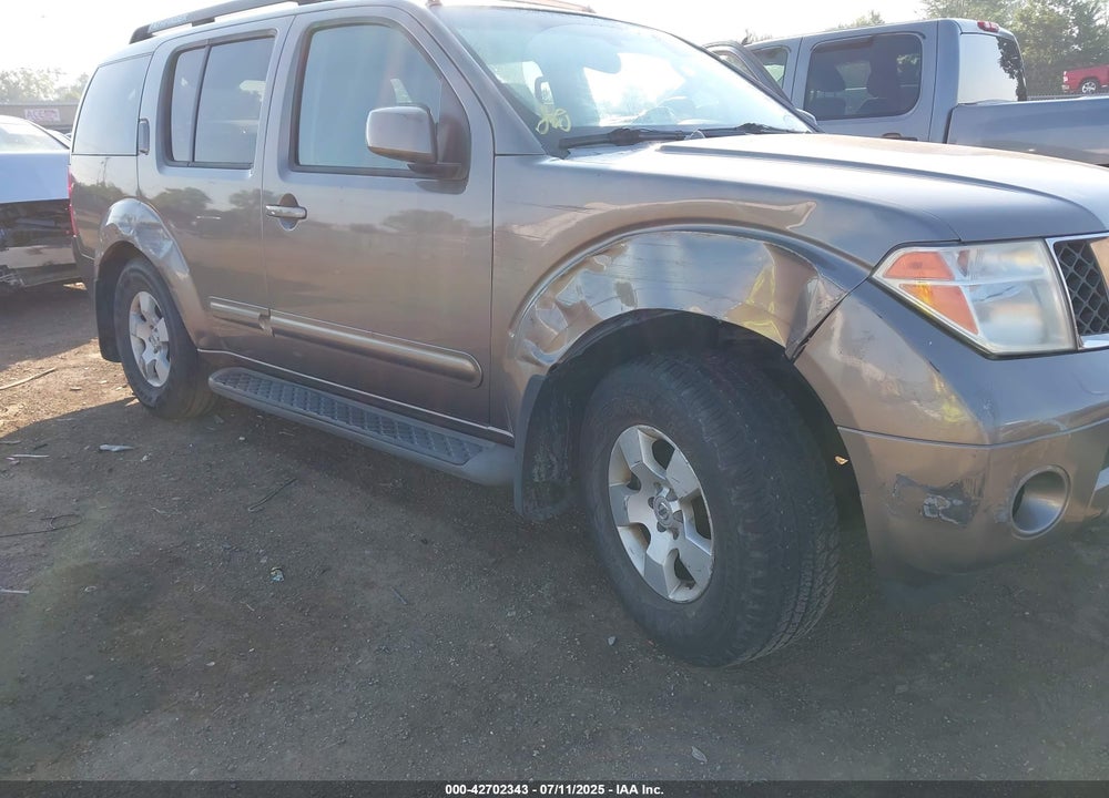 2006 NISSAN PATHFINDER VIN: 5N1AR18W96C660064