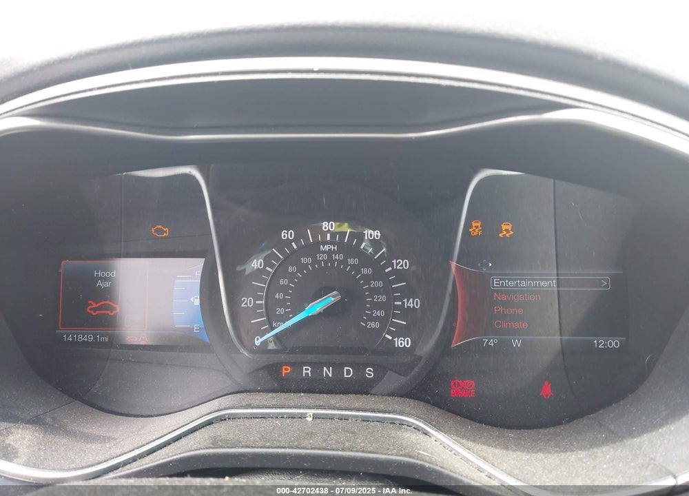 2016 FORD FUSION VIN: 3FA6P0T90GR405727