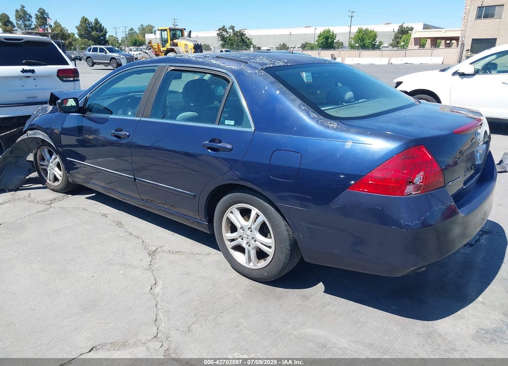2007 HONDA ACCORD 2.4 SE VIN: 1HGCM563X7A054279