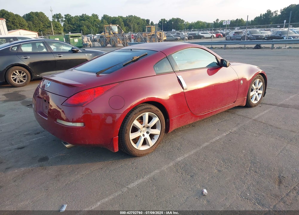 2004 NISSAN 350Z TOURING VIN: JN1AZ34E94T060058