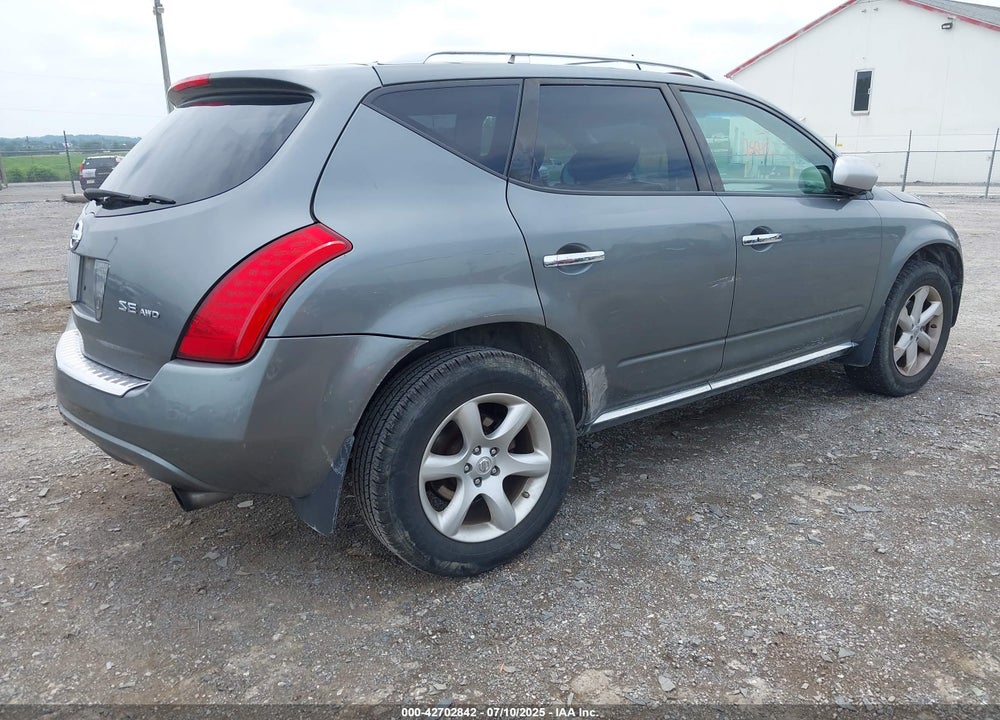 2007 NISSAN MURANO VIN: JN8AZ08W57W642129