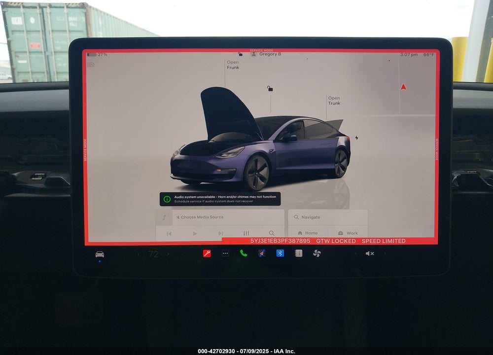 2023 TESLA MODEL 3 VIN: 5YJ3E1EB3PF387895