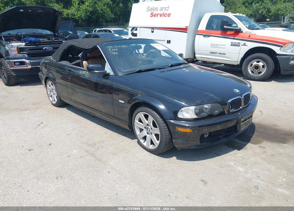 2002 BMW 325CI VIN: WBABS334X2PG88568