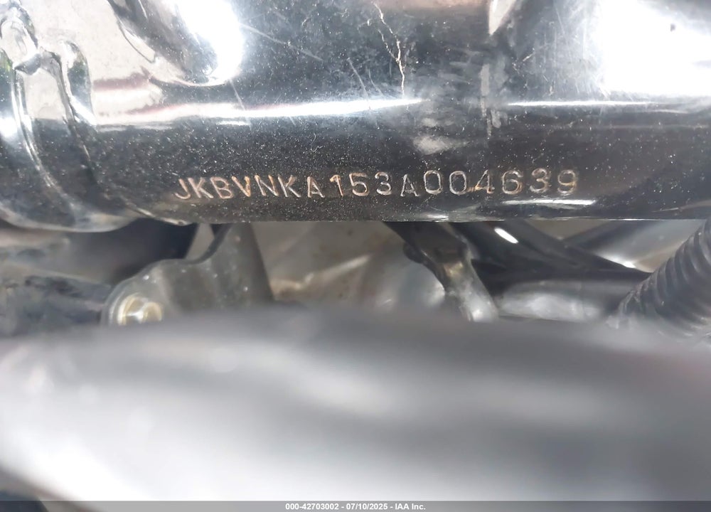 2003 KAWASAKI VN1600 A1 VIN: JKBVNKA153A004639