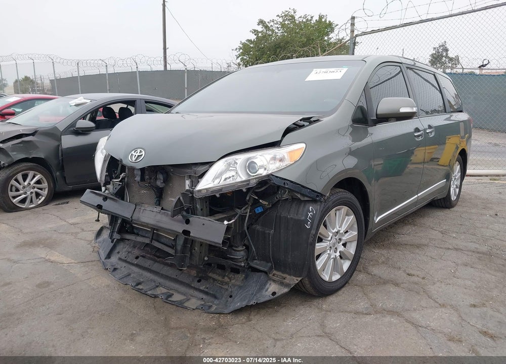 2013 TOYOTA SIENNA LIMITED 7 PASSENGER VIN: 5TDDK3DC6DS059963
