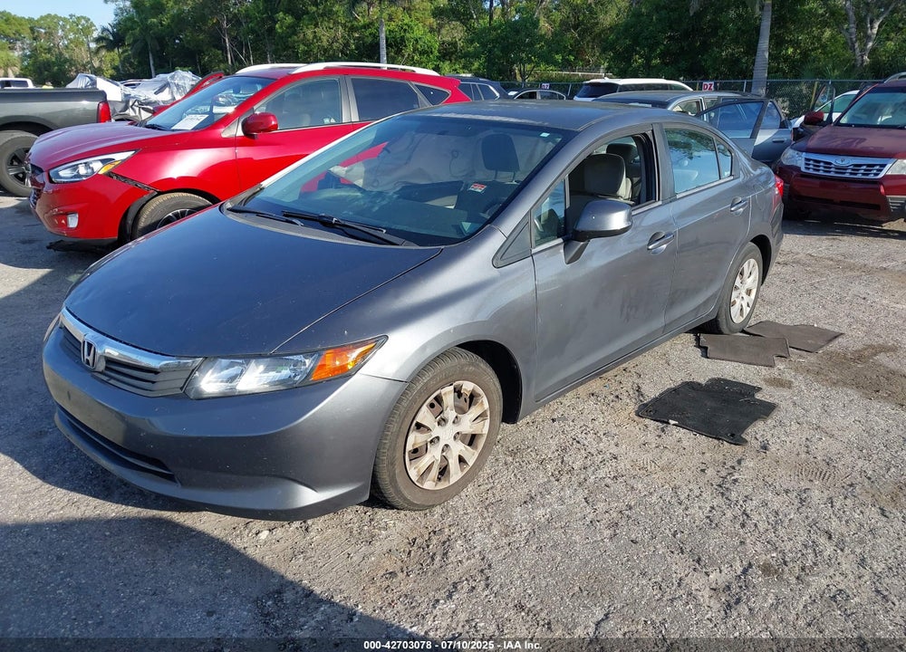 2012 HONDA CIVIC VIN: 19XFB2F51CE012558
