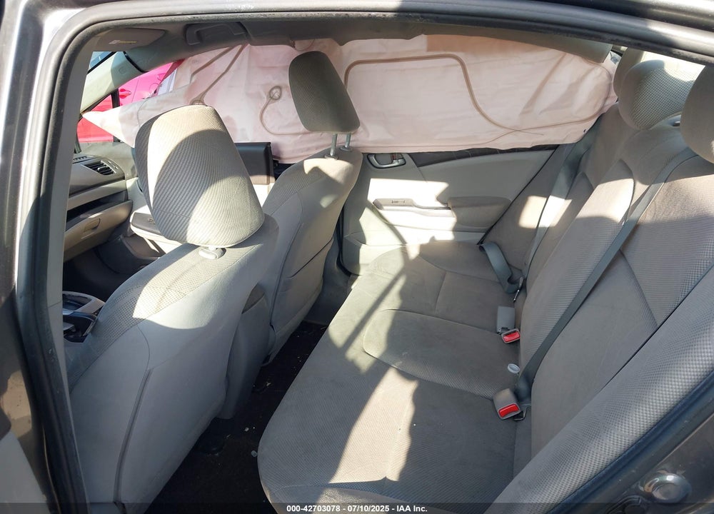 2012 HONDA CIVIC VIN: 19XFB2F51CE012558