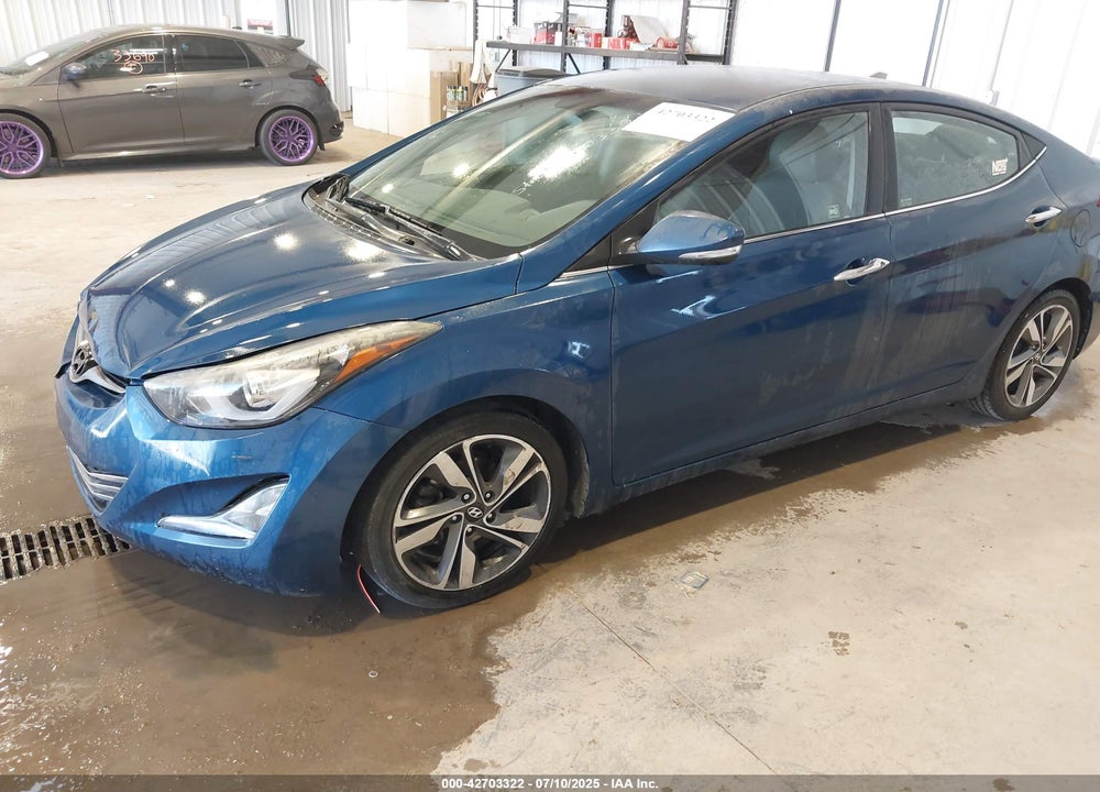2014 HYUNDAI ELANTRA VIN: KMHDH4AE0EU065437