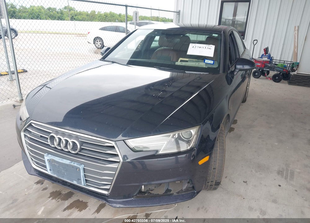 2017 AUDI A4 VIN: WAUANAF46HN017905