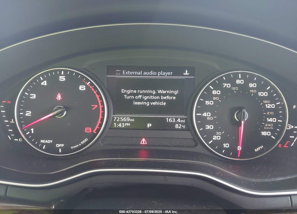 2017 AUDI A4 VIN: WAUANAF46HN017905