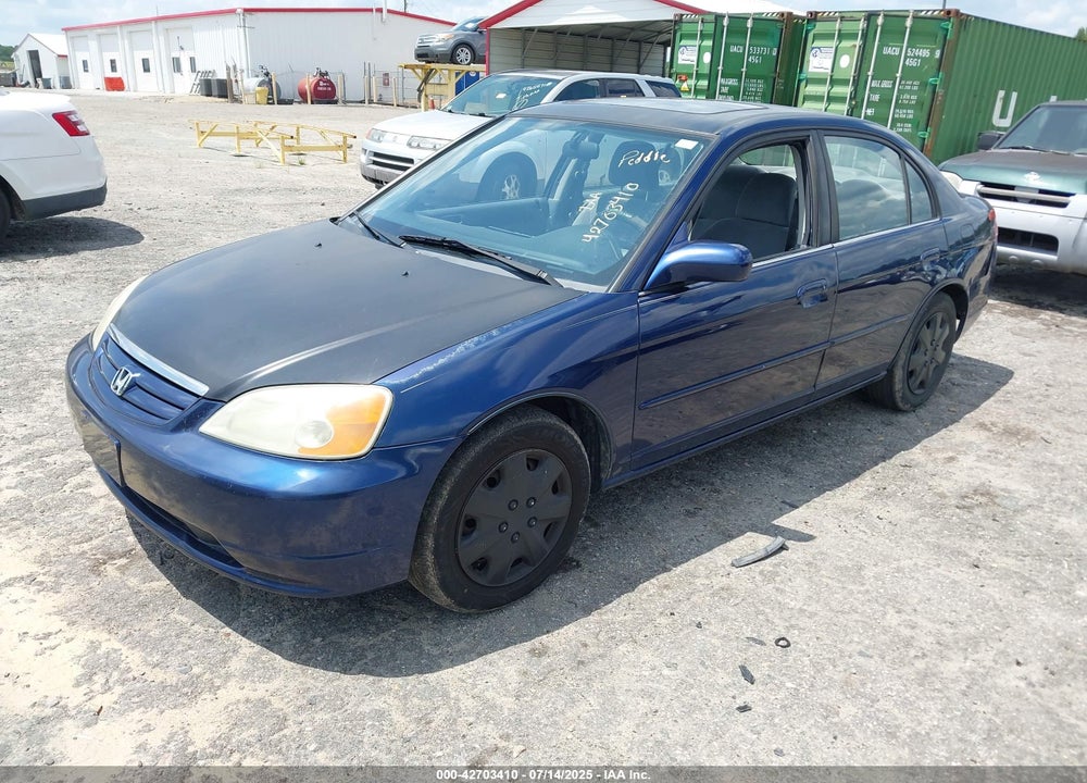 2001 HONDA CIVIC EX VIN: 2HGES26711H617938