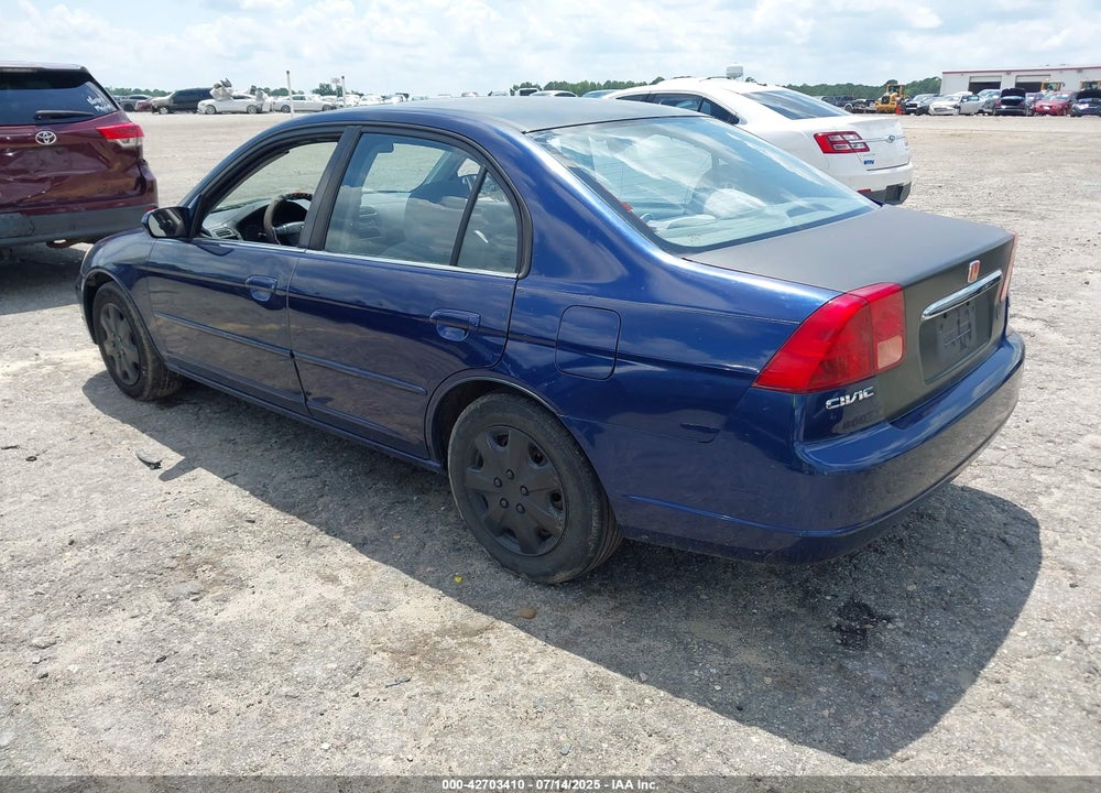 2001 HONDA CIVIC EX VIN: 2HGES26711H617938