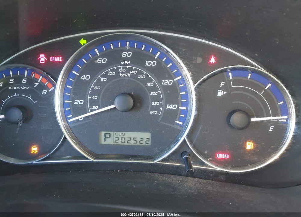 2011 SUBARU FORESTER VIN: JF2SHADCXBH736526