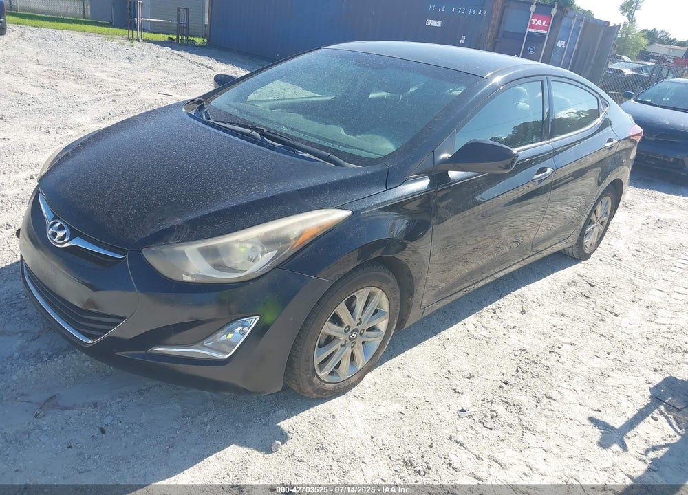 2015 HYUNDAI ELANTRA VIN: KMHDH4AE0FU355436