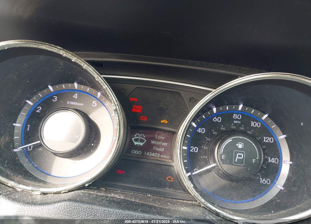 2012 HYUNDAI SONATA VIN: 5NPEC4AB0CH448413