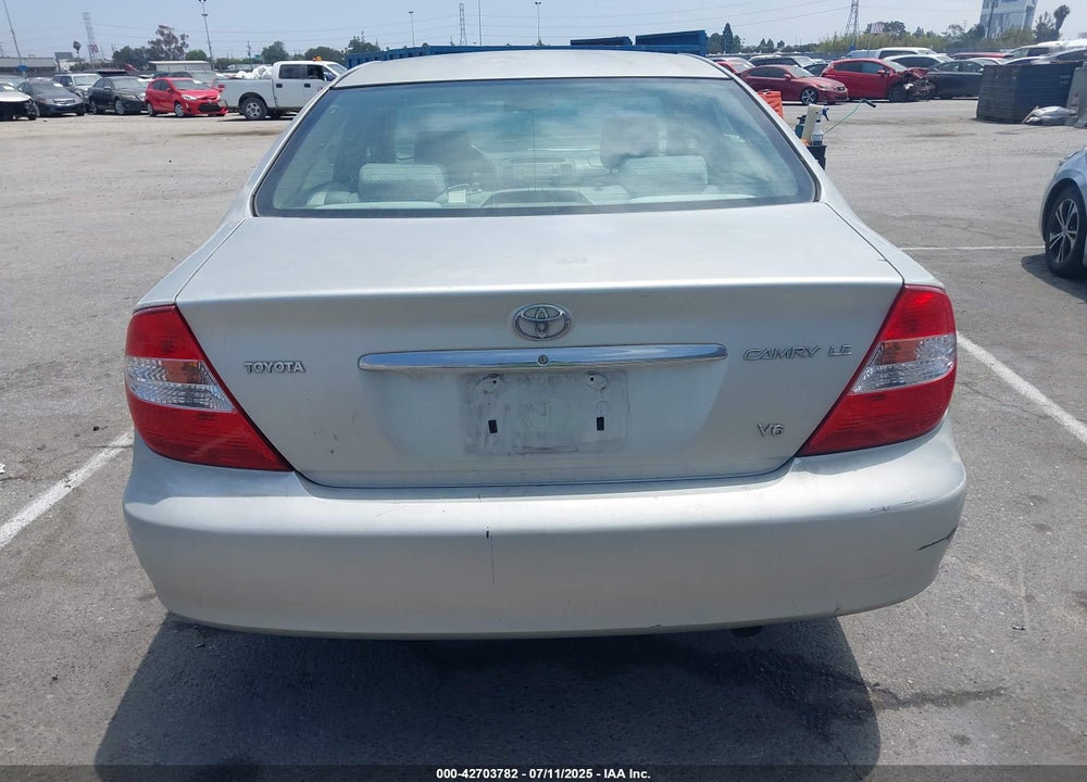 2002 TOYOTA CAMRY LE V6 VIN: 4T1BF32K52U540233