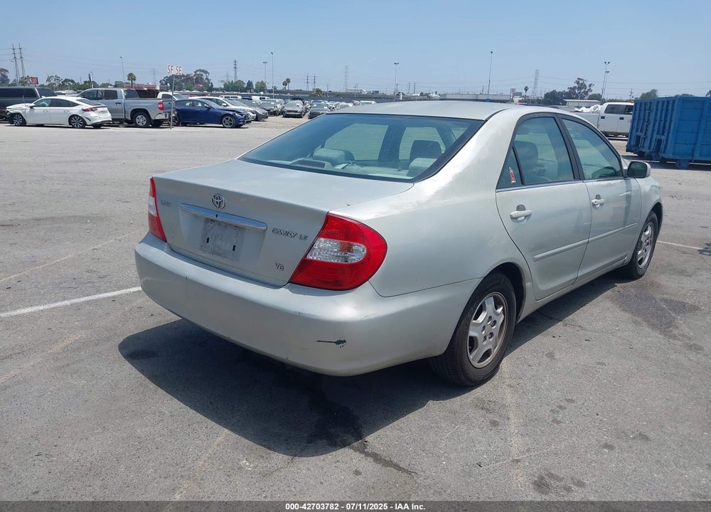 2002 TOYOTA CAMRY LE V6 VIN: 4T1BF32K52U540233