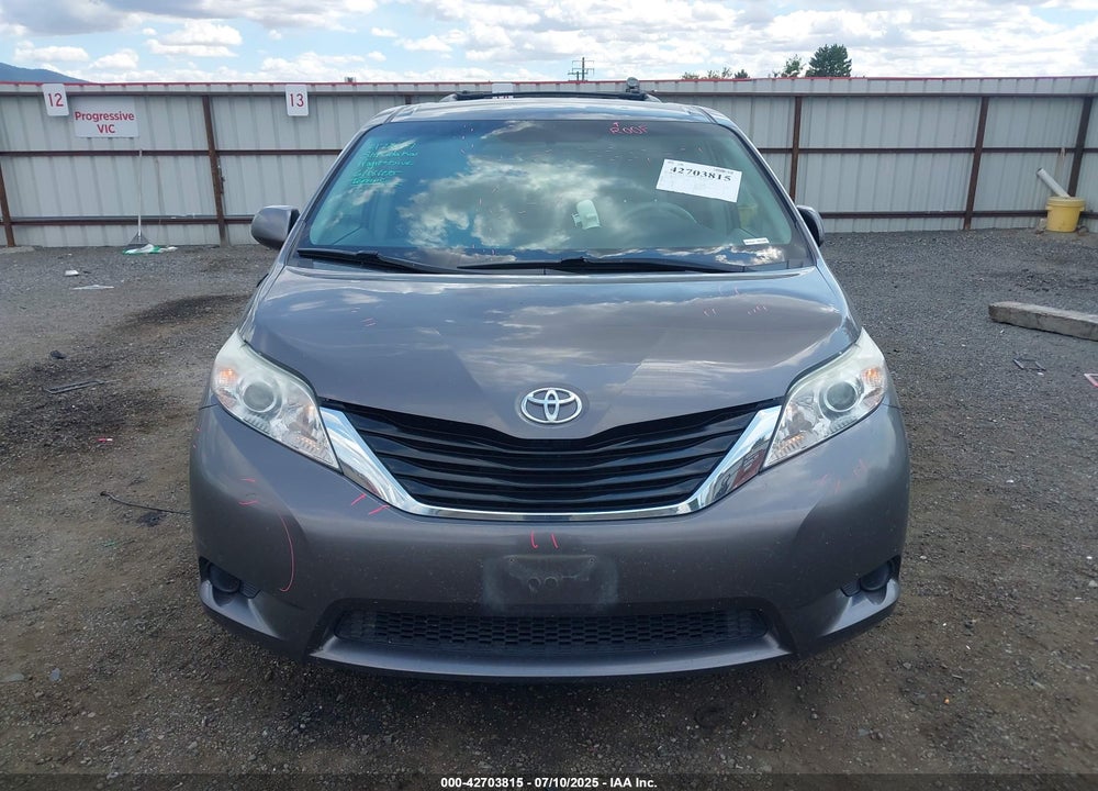 2012 TOYOTA SIENNA LE 7 PASSENGER VIN: 5TDJK3DC3CS037713