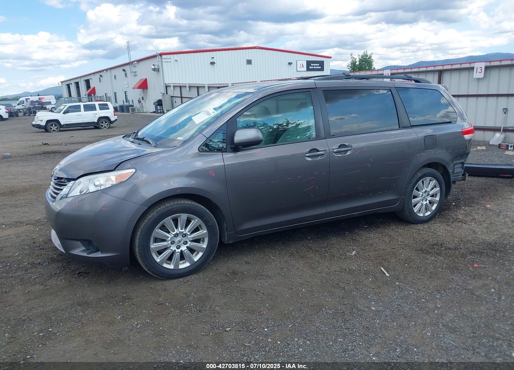 2012 TOYOTA SIENNA LE 7 PASSENGER VIN: 5TDJK3DC3CS037713
